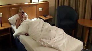 Ramming horny wife in the hotel room