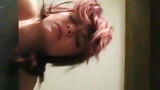 German girl gets doggystyle fucked with face to the cam