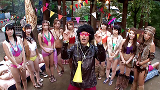 Exotic Japanese girls Ayaka Tomoda, Hitomi Kitagawa, Kotomi Asakura in Incredible JAV censored Creampie, Small Tits clip