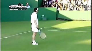 Funny sex in tennis match