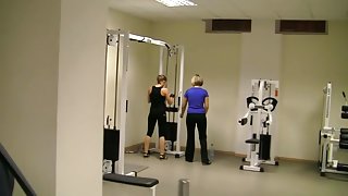 Hot pick up girl fucked in the gym scene 2