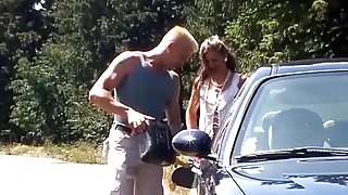 german babe picked up for anal in nature
